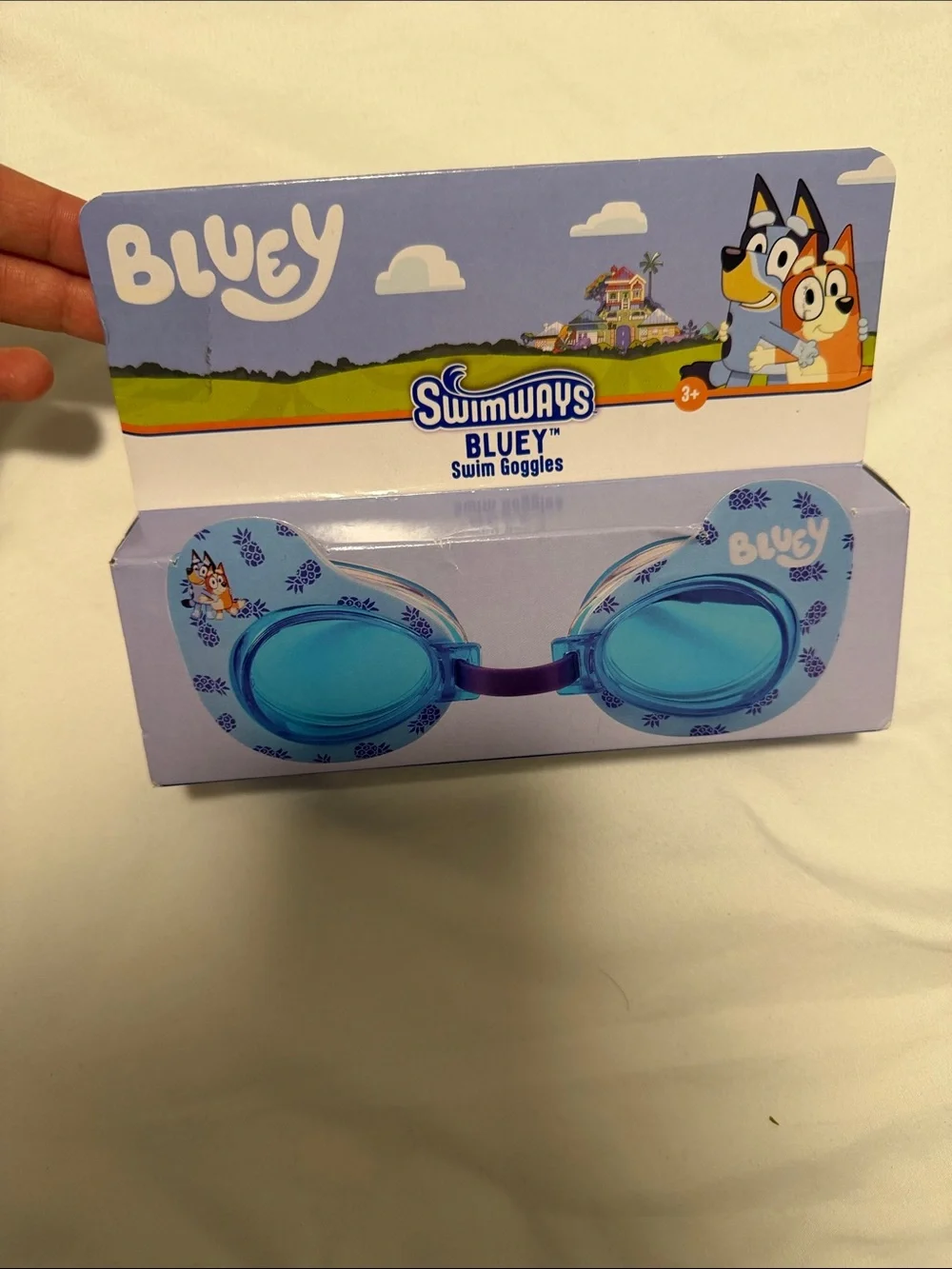 Bluey Kids Blue Swim Goggles